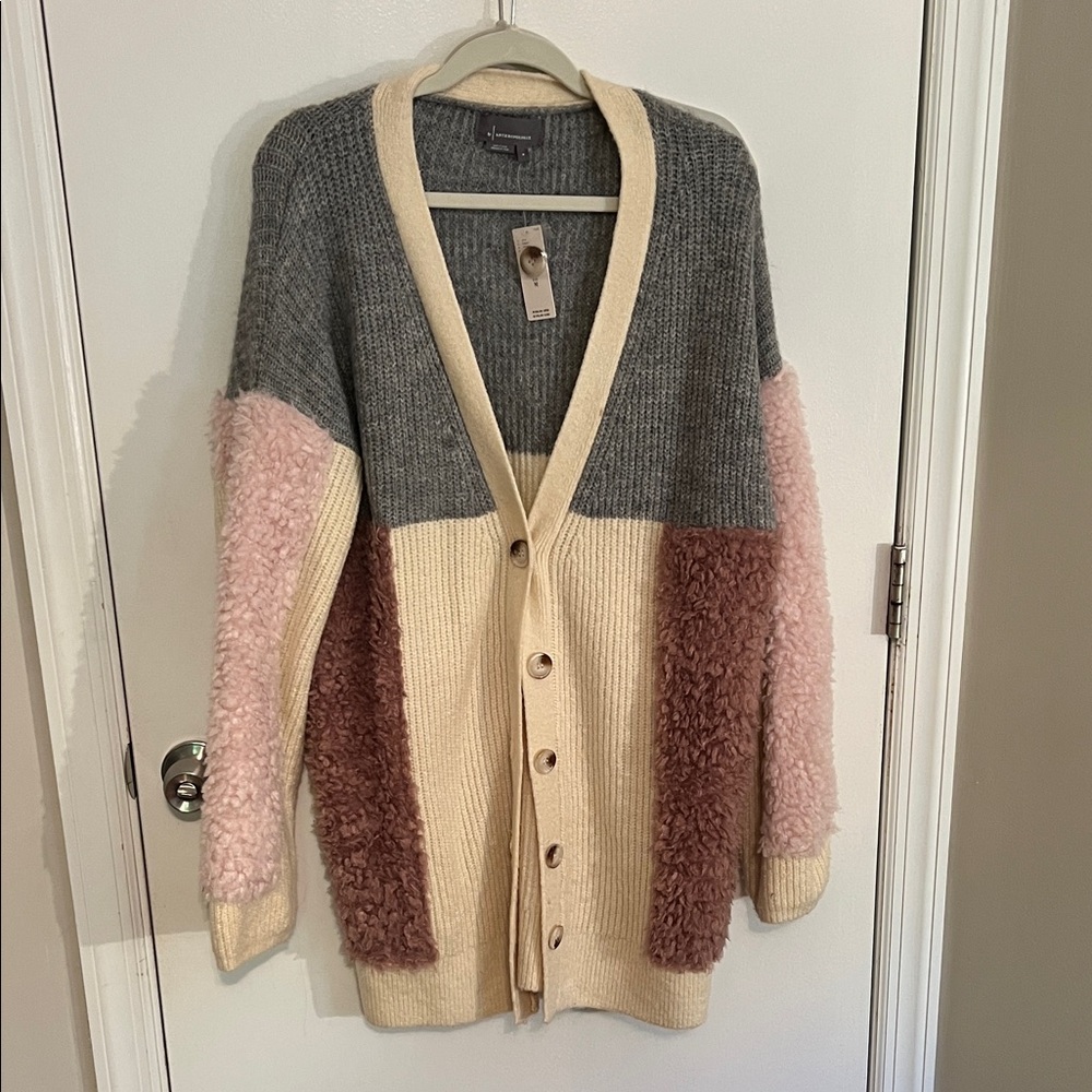 Anthropologie Multicolor Cardigan Sweater